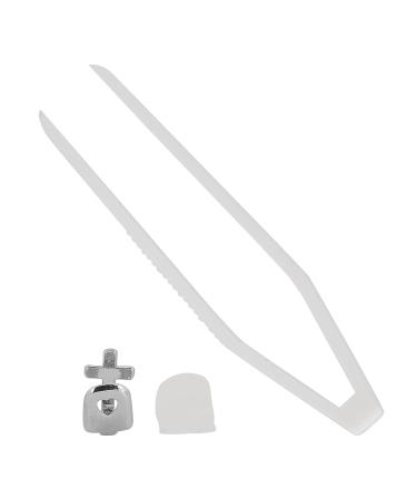 Shop Hip Hop False Tooth Accessory - Silver Cross Pattern for Halloween & Parties | International Shipping - Buy Online on GoSupps.com