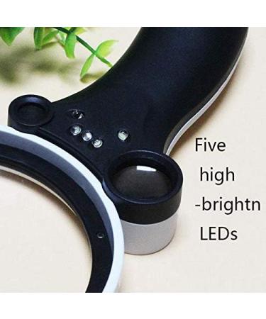 Magnifiers LED Multi-Function Magnifier with Light - 10X /20X /25X /55XLens - Illuminated Magnifier Super High Clarity Lightweight Reading Aids - Buy Online on GoSupps.com