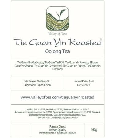 Premium Tie Guan Yin Oolong Tea 50g - Roasted Iron Goddess of Mercy from China - Buy Online on GoSupps.com