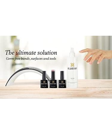 Bluesky 3 in 1 - Nail Dehydrator Hand Sanitiser Spray and Cleanser For Nails and Surfaces Antibacterial Cleanser 99.9 Percent Isopropyl Alcohol 250 ml - Buy Online on GoSupps.com