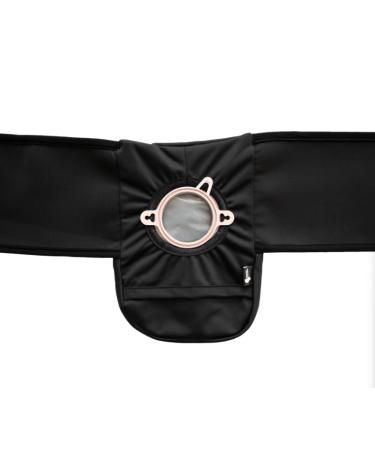 Elastic Ostomy Belt - Water Resistant Support | Medium 6x9 Fits Waist 32-36 | Comfortable Everyday Wear (Black - Buy Online on GoSupps.com