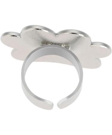 Buy POPETPOP Silver Rings Nail Art Palette | Medium Manicure Tray for Stunning Nail Designs - International Shipping Available - Buy Online on GoSupps.com