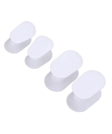 Anggrek Gel Toe Separators - 8 Pairs Silicone Toe Separators for Pain Relief and Hallux Valgus Corrector - Reduce Friction Between Toes - Sizes Small to Large - Buy Online on GoSupps.com