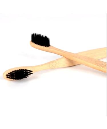 3x Organic Bamboo Toothbrush Set + 1 Activated Charcoal Powder - Natural Tooth Whitening & Care - Buy Online on GoSupps.com