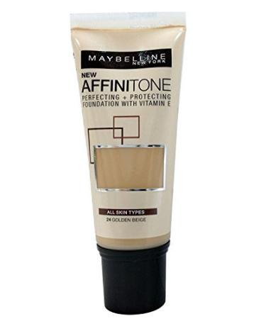 Maybelline Affinitone Foundation 24 Golden Beige 30ml by Maybelline