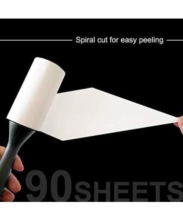 ARVO Lint Roller for Pet Hair and Dust Lint Rollers for Clothes Furniture s and Carpet Sticky Roller Contains 90 Sheets with 2 Handle with 6 Roll Pack of 6 Rolls / 2 Handles - Buy Online on GoSupps.com