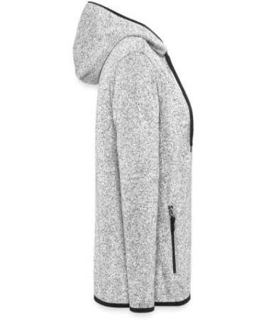 Buy Spreadshirt Women's Fleece Jacket with Hood | Dog Sports Jacket for Active Dog Owners | Gift Idea in Light Gray Mottled XL - Buy Online on GoSupps.com