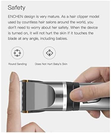 Electric Hair Trimmer for Men - Rechargeable Ceramic Clipper with Adjustable Length | International Shipping Available - Buy Online on GoSupps.com