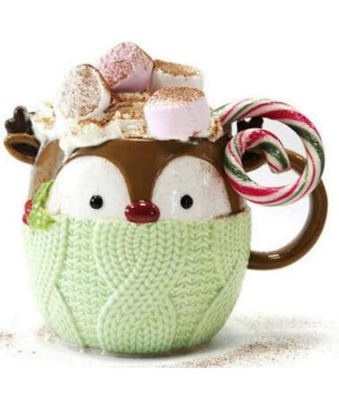 Devon Ceramics Giant Festive Handcrafted Snoman and Rlph Reideer Hot Choclte  - Buy Online on GoSupps.com