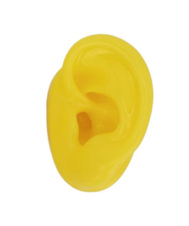 2PCS Silicone Ear Model: Soft & Waterproof Yellow Displays for Hospitals - Buy Online on GoSupps.com