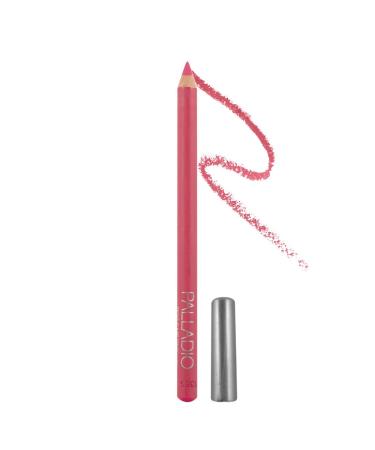 Palladio Lip Liner Pencil Wooden Firm yet Smooth Contour and Line with Ease Perfectly Outlined Lips Comfortable Hydrating Moisturizing Rich Pigmented Color Long Lasting Tickle Me Pink Tickle Me Pink 1 Count (Pa...