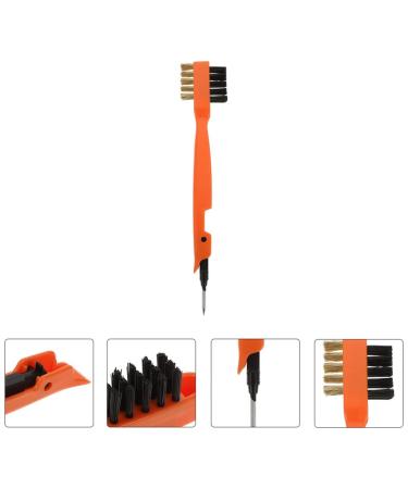 2 PCS Wire Brush Set with Curved Handle - Perfect for Cleaning Basketball Shoes & Removing Rust from Grills - Buy Online on GoSupps.com