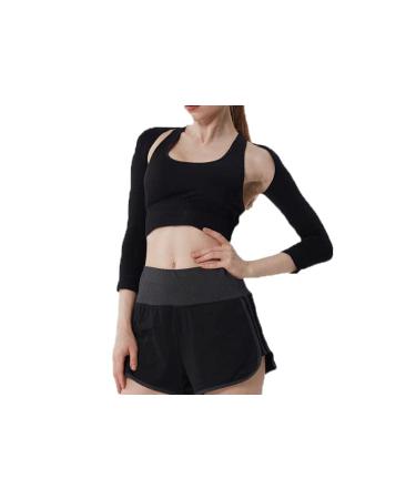 Shoulder Support Brace for Men & Women - Double Compression Sleeve for Tendinitis Relief - Breathable Sports Gear (Large Black - Buy Online on GoSupps.com