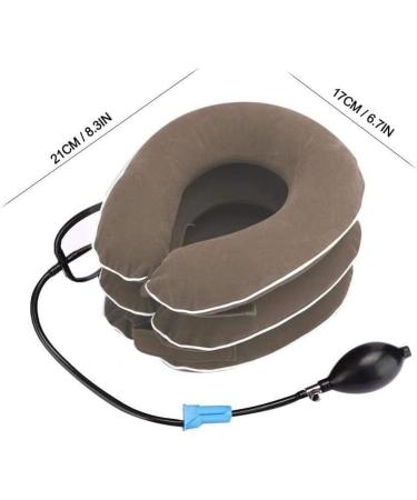 SSDDDLZEQ Inflatable Cervical Massage Device Adjustable Foldable Neck Tension Relief for Headaches & Shoulder Pain (Color: #2) Global Shipping Available - Buy Online on GoSupps.com