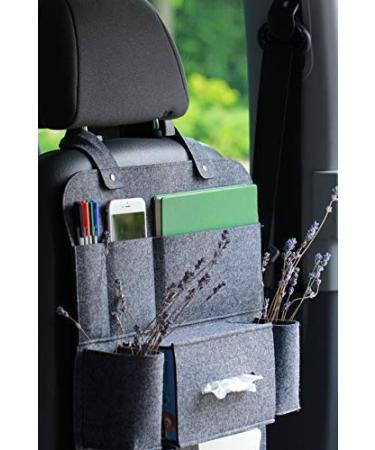 Buy Lucky Sign Car Organizer Backrest Protector - Multi Storage Options for Motorhomes | 62x41 cm Dark Grey - Buy Online on GoSupps.com