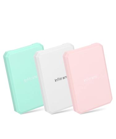 Compact Mirror ,Square Makeup Mirror for Purses Small Pocket Mirror Portable Hand Mirror Double-Sided with 2 x 1x Magnification for Woman Mother Kids Great Gift - 3 Pack
