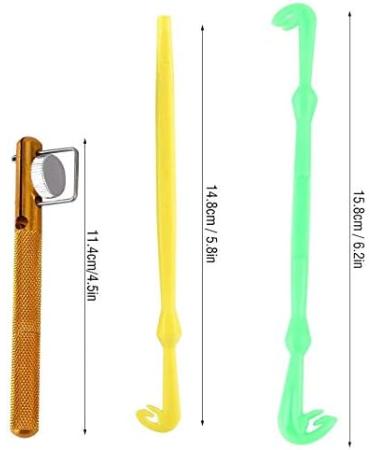 3PCS Fishing Knot Tying Tool & Hook Remover Set - Multicolor Dehooker & Line Tier for Fly Fishing - Buy Online on GoSupps.com