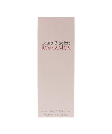 Laura Biagiotti Romamor for Women - 3.4 oz EDT Spray 3.4 Fl Oz (Pack of 1) - Buy Online on GoSupps.com