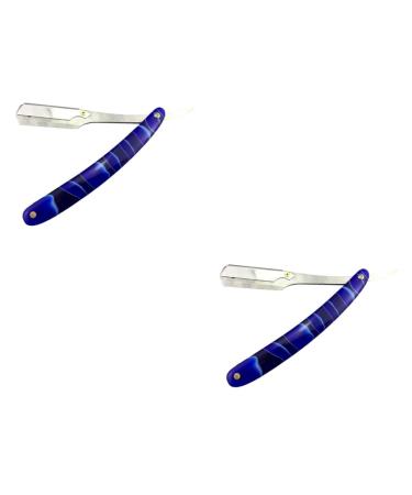 Frcolor 2st men razor men's razor Barturers for men straight hair shapers shaving nava hombres safe razor hand razor for men man hairy knife metal