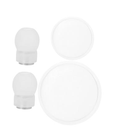 1 Set Stethoscope Diaphragm Ear Tips for Silicone Diaphragms White Ear Plugs Stethoscope Ear Tips Replacement Diaphragm for Stethoscope Earphone Suite Child
