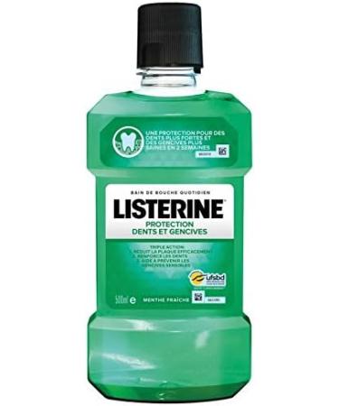 LISTERINE - Mouthwash Protects Teeth and Gums 500Ml - Pack of 3 - Buy Online on GoSupps.com