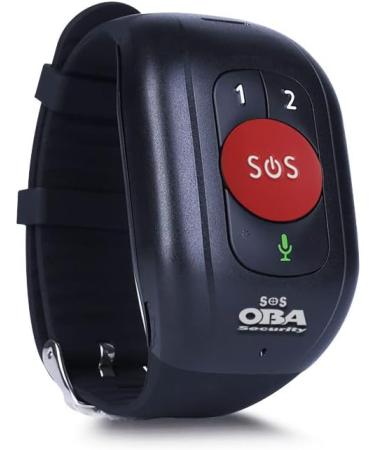 Oba Security SOS Bracelet for Seniors | 4G GPS Fall Detection Health Monitoring Waterproof IP67 - Buy Online on GoSupps.com
