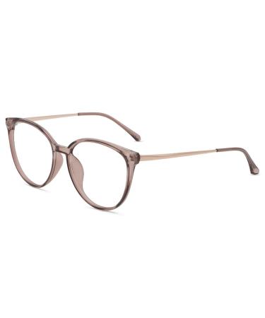 Firmoo Blue Light Blocking Glasses for Women Men Anti Glare Eyestrain Computer Gaming Glasses Anti Bluelight Blue Blocker Non Prescription Eyeglasses Purple-s0172 1.0 x