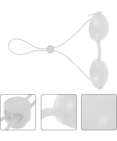 EXCEART Tanning Bed Goggles UV Eye Protection Glasses Silicone Goggle Flexible Safety Eyeshields Eye Patch for Hair Removal Beauty Cosmetology White - Buy Online on GoSupps.com