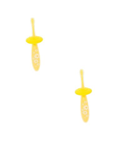 Healvian 2pcs Toothbrush Soft Fur Infant Products Food Grade Silicone For Toddlers