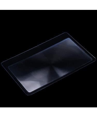 Handheld Magnifying Glass 1/10 PCS 3 X Magnifier Magnification Magnifying Fresnel LENS 8 * 5.5 * 0.04cm Pocket Credit Card Size Transparent magnifying glass Reading/Obeservation/Repairing Read Magnify 1pc - Buy Online on GoSupps.com