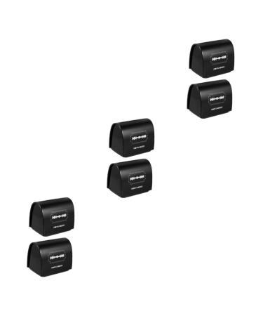 Fomiyes 6 pieces of blade storage box Blade-caring blade-donor-etui black containers for sharp objects men's razor for face-razor Maquinilla de