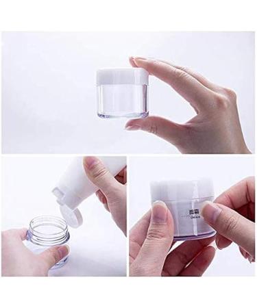 Vasana 24-Piece Refillable Plastic Cosmetic Container Set | 20g & 20ml Sizes for Makeup Cream Lotion & More - Ideal for International Shipping - Buy Online on GoSupps.com
