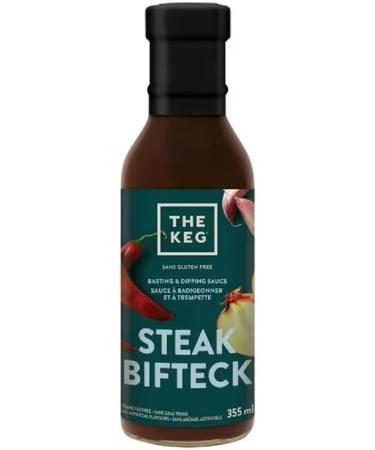 The Keg Steak Bifteck Basting & Dipping Sauce Liquid 355 mL Gluten-Free (Steak Bifteck) (Steak) - Buy Online on GoSupps.com