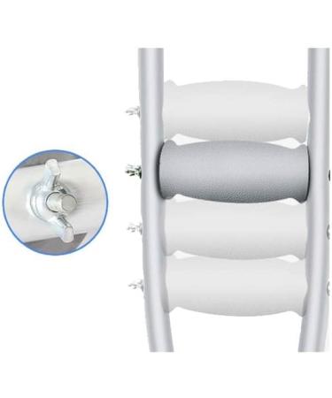 Crutches for Adults Underarm Crutches for Adjustable Crutch Underarm Crutches Crutches Elderly Skid Height Adjustable Pole Medium for Adults and Teenager Great for Travel - Buy Online on GoSupps.com