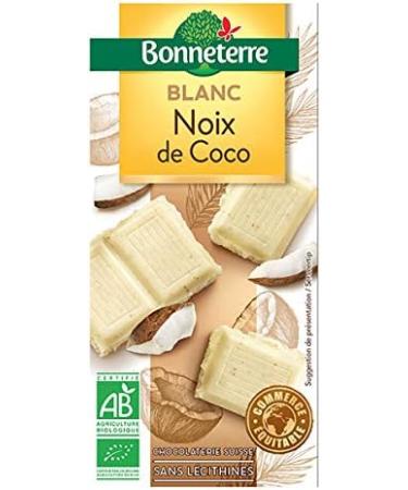 Bonneterre - White Chocolate Bar with Coconut 100G - Sold per unit - Buy Online on GoSupps.com