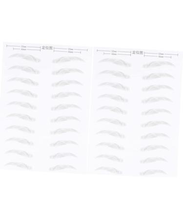 Beavorty 6 Sheets Pairs Waterproof Stickers Eyebrow Transfer Stickers Eyebrow Stickers 4d Hair Cosmetic - Buy Online on GoSupps.com