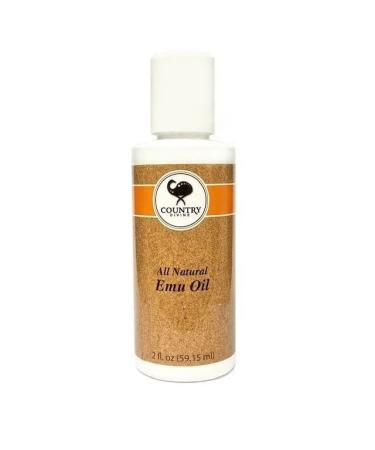 Country Divine LB Processors AEA Certified Fully Refined Emu Oil 2oz. Bottle Good for a Wide Array of Applications