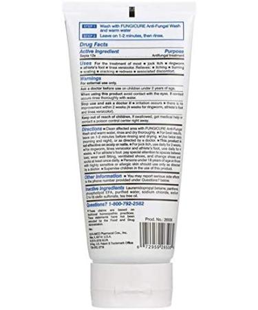 FungiCure Medicated Anti-Fungal Jock Itch Wash - Shower Treatment - 2 Pack - Buy Online on GoSupps.com