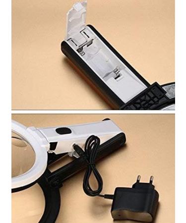 Desktop Glass with Light Folding Illumination Reading Magnifier Rechargeable Handheld Loupe 2X 5X Optical HD Glass Lens Made in China - Buy Online on GoSupps.com