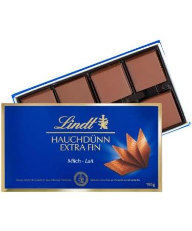 Lindt - Box of chocolate squares EXTRA FINE - Milk 180g - Buy Online on GoSupps.com