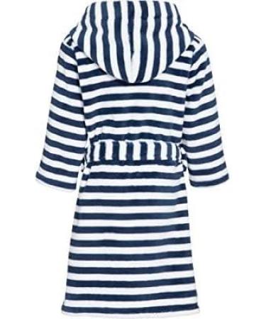 Playshoes Unisex Children's Fleece Bathrobe Dressing Gown 110-116 Stripes - Cozy Stylish & Perfect for Kids | International Shipping Available - Buy Online on GoSupps.com