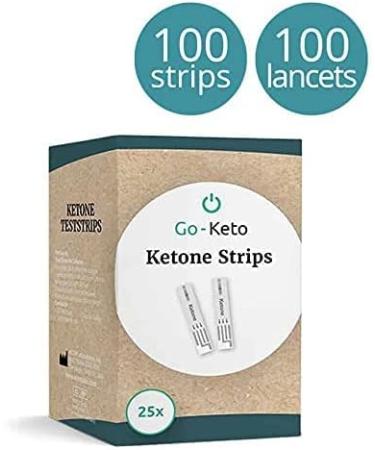 Buy Go-Keto Ketone Bundle: 100 Test Strips & 100 Lancets for Accurate Ketone Monitoring - Buy Online on GoSupps.com