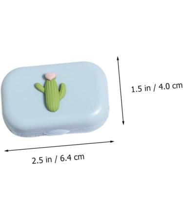 JECOMPRIS 32-PCS Colored Contact Lenses Travel Case | Portable Lens Container with Mirror & Cartoon Design | Perfect for Lens Storage & Eyeglasses - Buy Online on GoSupps.com