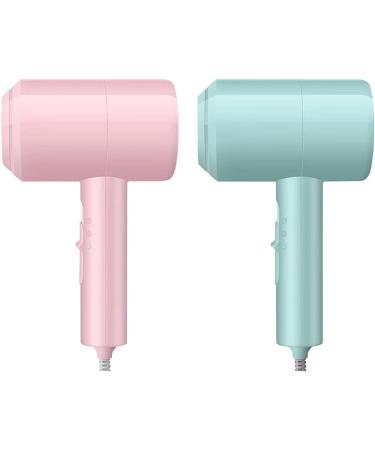 Professional Mute Hair Care Quick Dry Hair Dryer Salon Negative Ion Blower for Home Bathroom Dryer Strong Wind Electric Hair dry (Pink) Green pink - Buy Online on GoSupps.com