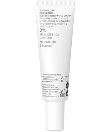 EUBOS COOL & CLEAR Anti-Redness CC Cream SPF 50 - 30ml | Soothing UV Protection for Sensitive Skin - Buy Online on GoSupps.com