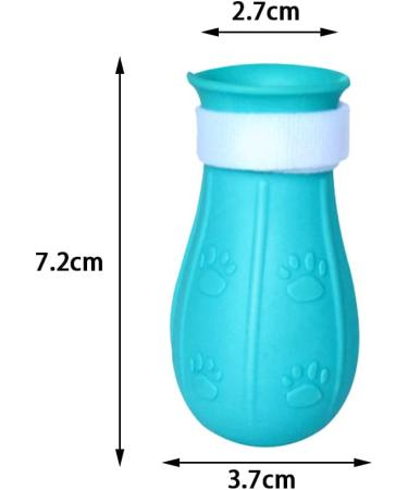 WOAILIANGEJINJIN 4 Pcs Cat Anti-Scratch Boots Adjustable Cat Paw Protector Foot Covers Cat Claw Protection Shoes for Home Bathing Shaving Cat Paw Protector - Buy Online on GoSupps.com