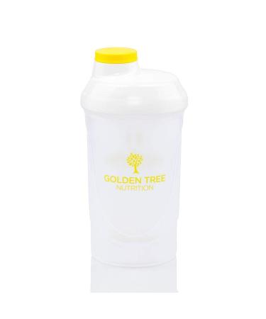 GOLDEN TREE 600ml Wave Protein Shaker - BPA and DEHP Free - 100% Leakproof