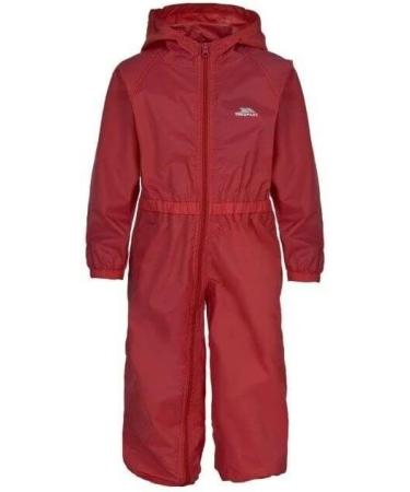 Trespass Kids Unisex Button Rain Suit 7-8 Years Teal - Waterproof Outdoor Gear - Buy Online on GoSupps.com