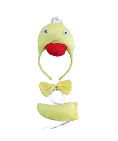 hgnxa Skirt Duck Geese Headbands Collar Tail Animal Geese Hair Hoop for Kids Shows Duck Animal Hairbands Cartoon Costume