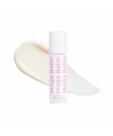 MCoBeauty - Mega Balm All-Over Ointment - Multi-Purpose Coconut-Scented Balm for Hydrating Lips Elbows and Cuticles - Conditioning Blend - Versatile Versatile Lip Balms & Moisturizers